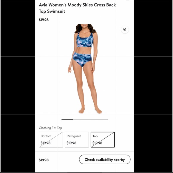 NWT- AVIA Swim- 2pc- top and bottoms- Bikini- swimsuit- swimwear 👙 - Picture 10 of 11